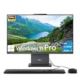 Lenovo ThinkCentre All-in-One Desktop Computer, 27" FHD IPS Display, 8-core Intel Core i5-13420H, 16GB DDR5, 512GB SSD, Wi-Fi 6, USB-C, HDMI in&Out, Wired KB&Mouse, Windows 11 Pro