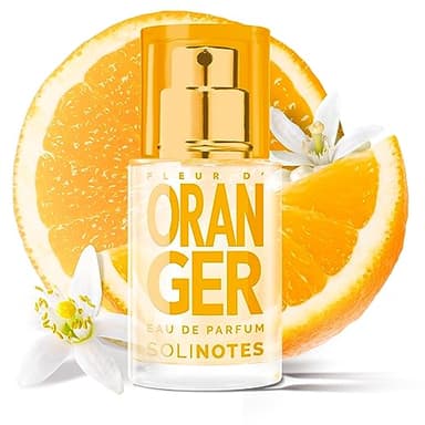 SOLINOTES Orange Blossom Perfume for Women - Eau De Parfum | Delicate Floral and Soothing Scent - Made in France - Vegan - 0.5 fl.oz