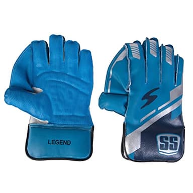 SS Legend Wicket Keeping Gloves, Blue Color - Adult Size