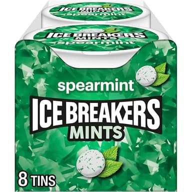 ICE BREAKERS Spearmint Sugar Free Mints Tins, 1.5 oz (8 Count)