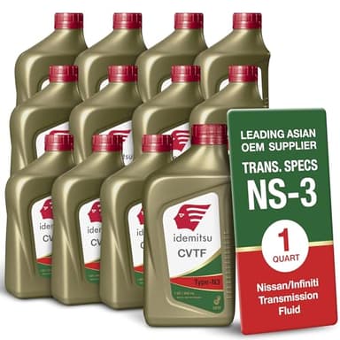 Idemitsu CVT Type N3 Transmission Fluid for Nissan Vehicles - 1 Quart, Case of 12 | Specifically Formulated for NS-3 Specification | Anti-Wear Technology & Extended Fluid Life