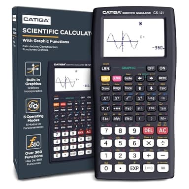 CATIGA Scientific Calculators with Graphic Functions, Graphing Calculators with Multiple Modes, Scientific Calculators for Students, High School or College Courses, Calculadora Cientifica, CS-121
