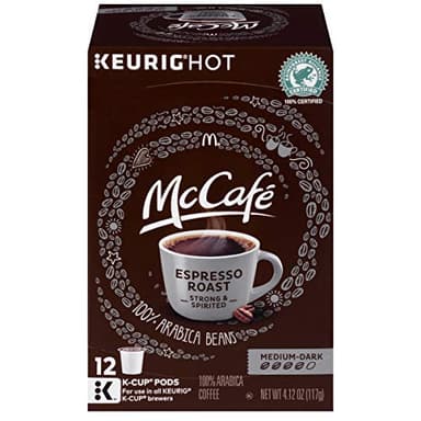 McCafé Espresso Medium Dark Roast K-Cup Coffee Pods (12 Pods)