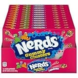 Nerds Gummy Clusters Candy, Rainbow, 3 Ounce Movie Theater Candy Boxes (Pack of 12)