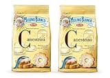 Mulino Bianco:"Canestrini" Biscuits with icing sugar - 7.05 Oz (200g) Pack of 2 [ Italian Import ]