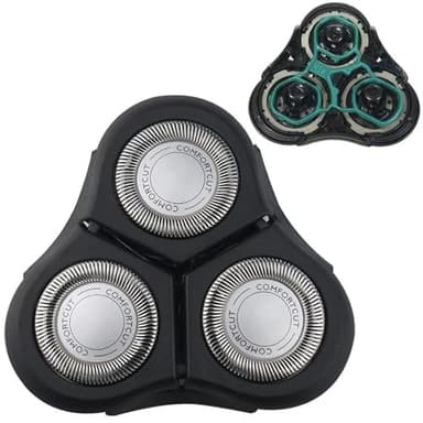 Suleto RQ11 Replacement Blades Heads Compatible with Philip Rq11 2D Shavers 1100 Series, RQ11 Shaving Razor Replacement Heads New Upgraded Shaving Unit for Electric Shaver 1150x, 1160x, 1170x 1180x