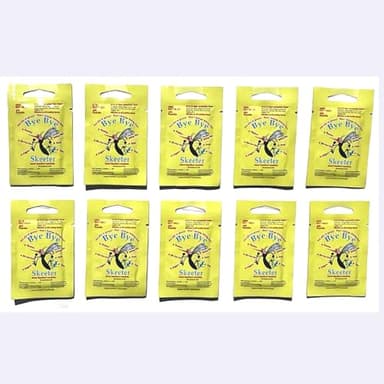 Bye Bye Skeeter Insect Repellent,Towellette Wipes DEET Free 20% Picaridin (10 Pack) Tell Your Bye Bye Skeeter Story