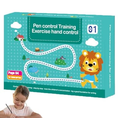 2025 New Handwriting Practice for Kids, Preschool Tracing Books Early Education Smart Workbook with 8 Pens for Toddler 3-5 Years