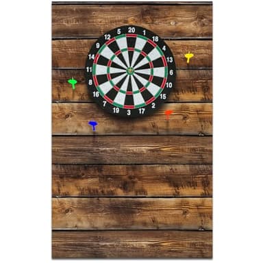 Hahafelt Felt Wood Grain Dart Board Wall Protectors Square Dart Board Backing Tiles Dartboard Backboard Cork Backboard Alternative(Grain,36 x 24 x 0.5 Inch)