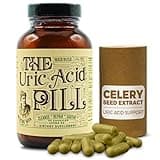 The Uric Acid Pill 90 Capsules - Uric Acid Supplement with Tart Cherry Extract, Celery Seeds, and Burdock Root - Uric Acid Support Supplement containing Non-GMO and Herbal Ingredients