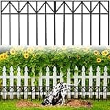 Heavy-Duty Animal Barrier Fence Panels - 13.3ft x 13in No Dig Ground Defense for Dogs, Rabbits - 5 Pack Durable Dog Digging Fence Barrier Garden Outdoor Yard & Patio Fence(Thick Wire, Rust-Resistant)