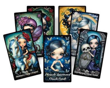 Miracle Lenormand Oracle Cards – 36-Card Deck with Whimsical Fantasy Art