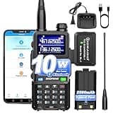 BAOFENG 5RM 10W Long Range Ham Radio with TIDRADIO Portable Wireless Programmer Upgraded UV-5R Handheld 8 Bands&NOAA Weather Receiver, Frequency Copy,2500mAh TypeC Battery
