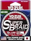 Yo-Zuri Super Braid 150 Yard Spool Dark Green 10LB
