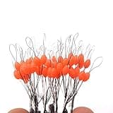 ANNIBBY 600 Pcs Red Rubber Fishing Bobber Stopper,6 in 1 Float Sinker Stops, Oval Fishing Peg,L M S Float Stop Available…