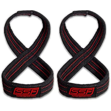 SERIOUS STEEL FITNESS Figure 8 Deadlifting Straps (60 Centimeters)