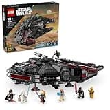 LEGO Star Wars The Dark Falcon Buildable Starship, Star Wars Toy Vehicle Set for Boys and Girls, Collectible Millenium Falcon Toy with 6 Star Wars Minifigures, Birthday Gift for Kids or Any Fan, 75389
