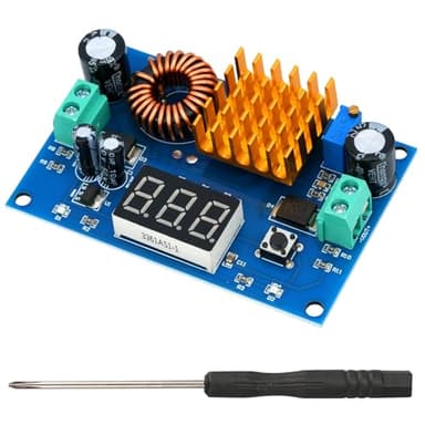 MTDELE 1Pcs Boost Converter XH-M411 DC to DC 3-35V to 5-45V Output Voltage Adjustable Digital Booster Module Compatible with for Solar Panels