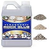Magnum Rock Glue for Landscaping - 128oz, Adhesive for Pea Gravel, Small Pebbles, & Gravel, Gravel Binder, Glue for Landscape, Landscape Lock for Homeowners & DIY Enthusiasts