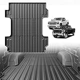 TripleAliners Truck Bed Mat Compatible with 2020-2025 Chevy Silverado/GMC Sierra 2500 3500HD Accessories 6.8FT Liner All-Weather Protection TPE Heavy Duty Bed Mat(No for Factory 5th Wheel System)