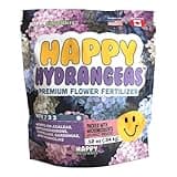 Happy Hydrangeas Fertilizer - Premium 7-3-3 Powder with Micronutrients & Humic - Ideal for Hydrangeas, Azaleas, Rhododendrons, Camellias, Gardenias, and Magnolias - 12 oz