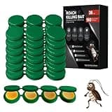 36 Pack Cockroach Gel Bait, Highly Effective Roach Killer Indoor Infestation Solution, Fast Acting Cockroach Killer Indoor Home Kitchen Use, Easy to Apply & No Mess Roach Bait, Long-Lasting Roach Gel