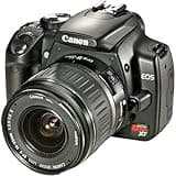 Canon Digital Rebel XT DSLR Camera with EF-S 18-55mm f3.5-5.6 Lens (Black) (OLD MODEL) (Renewed)