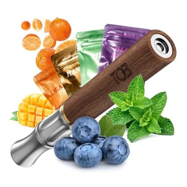 TOBTAKT Flavored Air Device, Natural Herbal-Flavored Air Inhaler, Smokeless Inhaler with Adjustable Airflow, Fingertip Fidget Design to Help Break Bad Habits, Classic Model M7