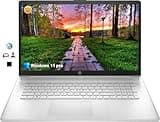 HP 17.3" FHD Essential Business Laptop, 32GB DDR4 RAM, 1TB PCIe SSD, Intel 12th Gen 6-Core i3 Processor (Up to 4.4GHz,Beat i5-1155G7), Bluetooth, Webcam, Windows 11 Pro, Silver