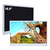 elecsung 18.5 inch Smart White TV for Bathroom,Waterproof TV ATSC Tunner Android 11.0 for Hotel/Kitchen,Built-in Speakers,Wi-fi and Bluetooth,W185,Model 2024