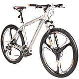 EUROBIKE Mens Mountain Bike, YH-X9 Mountain Bike 29 inch, Aluminum Bikes for Men 29er(3-Spoke Silvery)