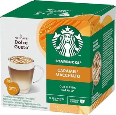 Nescafé Dolce Gusto Starbucks Caramel Macchiato Coffee Pods x12 (Pack of 1)