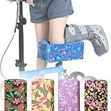 XINTREY Knee Scooter Cushion 2" Thick Memory Foam Knee Scooter Pad for Comfort w/Removable Cover Walker/Roller Accessories fits Most Models