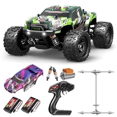 X-TMAGA 1:18 All Terrain RC Car for Adults & Boys (HS18305), 4WD Off-Road RC Truck High Speed Fast 40+ KPH, 4X4 Waterproof Remote Control Car with 2 Rechargeable Batteries