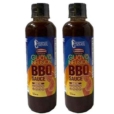 Puerto Rican BBQ Sauce (Guava Flavor, 2 Units / 12oz Each)