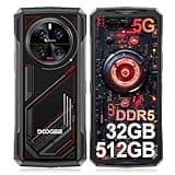 DOOGEE V40 Rugged Smartphone 5G,32GB+512GB/2TB Android 14 Rugged Phone,4nm D7300,6.78" FHD+120Hz Rugged Unlocked Cell Phone,108MP+20MP Night Vision,8680mAh,3 Card Slots/Dual Unlock/NFC/Wi-Fi6E/IP69K
