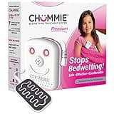 Chummie Premium Bedwetting Alarm for Deep Sleepers - Award Winning, Clinically Proven System with Loud Sounds, Bright Lights and Strong Vibrations, Pink