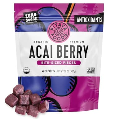 Pitaya Foods, Organic Acai Berry Pieces, 32 Ounce
