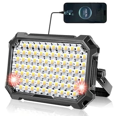 NICKLUC LED Work Light: Portable Rechargeable Magnetic Work Light