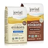 Jovial Organic Einkorn Whole Wheat & Unbleached All Purpose Flour - Bread Baking Flour for Sourdough, High Protein, Non-GMO, Organic Pizza & Pasta Flour, European Italian Flour - 32 Oz, 2 Pack