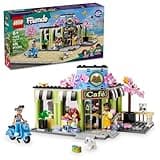 LEGO Friends Heartlake City Café Shop Toy for Kids, Bakery Building Set, Birthday Gift Idea for Girls and Boys Ages 6 Years and Up with 3 Mini Dolls and a Dog Toy Figure, 42618
