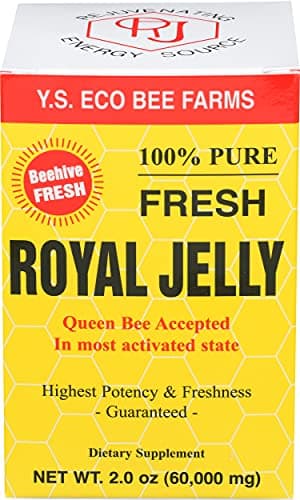 100% Pure Fresh Royal Jelly 60,000 mg YS Eco Bee Farms 2.0 oz Liquid