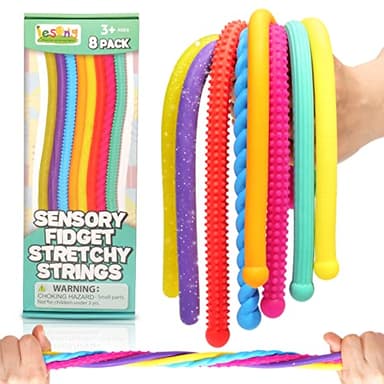 Sensory Autism Toys for Kids - Textured Stretchy Fidget Toys for Stress - Sensory Toys Special Needs for Autistic Toddlers Boys Girls Easter Baskets Stuffers Gifts, Treasure Prizes Classroom