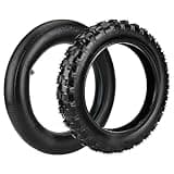 HIAORS 2.50x10 Tyre 2.5-10 Tires Inner Tube Bent Valve Stem for PW50 Razor MX500 MX650 SX500 Coolster Suzuki JR50 DRZ70 Baja DR49 CRF50 XR50 Motovox MVX70 MVX110 90 110cc Off Road Pit Dirt Rocket Bike