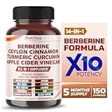 PEAKPURY Berberine Cinnamon Apple Cider Vinegar Turmeric - Overall Wellness Support- Made in USA