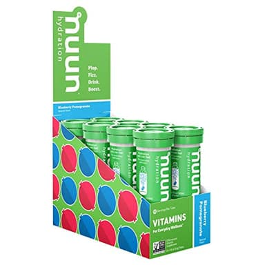 Nuun, Blueberry Pomegranate Electrolyte Drink Tabs 8 Count, 1.9 Ounce