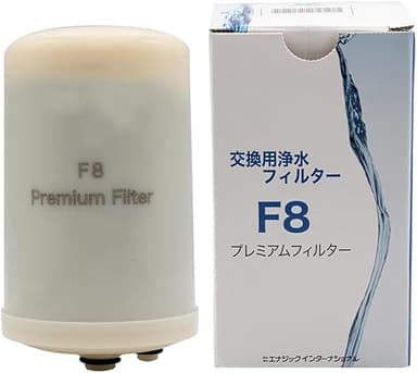 F8 Premium Water Filter Replacement Cartridge, Compatible with Kangen Leveluk K-8 and HG-N Water Ionizer Systems, 1 Pack