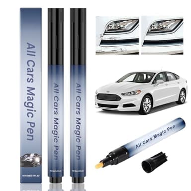 Onilyua All Cars Magic Pen, 2 Pcs Car Scratch Repair Pen Set, Car Scratch Remover Pen for Vehicles- Quick Fix for Scratches and Paint Damage, Weatherproof Magic Pen Fits All Car Colors