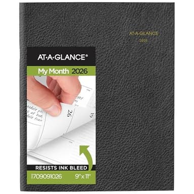 AT-A-GLANCE 2026 Monthly Padfolio Refill for 70-290, 9" x 11", Large, Executive (709091026)
