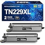 InkNI Compatible Toner Cartridges Replacement for Brother TN229XL Black TN229 TN229XLBK TN-229XL Toner High Yield Work for MFC-L3780CDW MFC-L3720CDW HL-L3280CDW HL-L3220CDW HL-L3300CDW Printer, 2 Pack